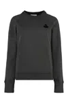 Isabel Marant Étoile Logo Patch Sweatshirt In Green