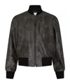 Isabel Marant Étoile Crisley Bomber Jacket In Faded Black