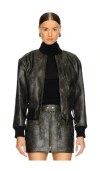 Isabel Marant Étoile Crisley Bomber Jacket In Black