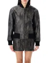 Isabel Marant Étoile Isabel Marant Etoile Crisley Leather Bomebr In Black