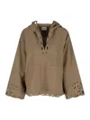 Isabel Marant Étoile Long Sleeve Hoodies In Brown
