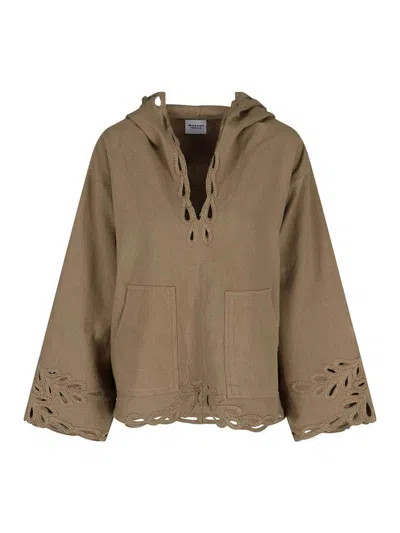 ISABEL MARANT ÉTOILE CROP TOP RICAMATO