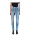 Isabel Marant Étoile Cropped Denim Jeans In Blue
