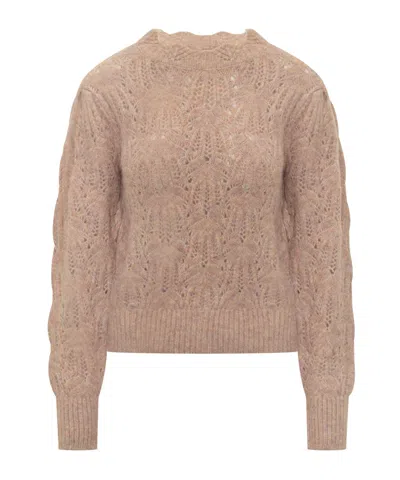 Isabel Marant Étoile Cutout Detail Sweater In Brown