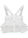 Isabel Marant Étoile Marant Etoile Women Daliana Cotton Top In White