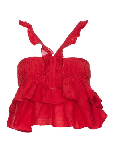 Isabel Marant Étoile Isabel Marant Etoile Women Daliana Top In Red