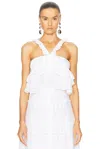 Isabel Marant Étoile Marant Etoile Women Daliana Cotton Top In White