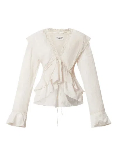 Isabel Marant Etoile Damienne Top In Animal Print