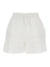 Isabel Marant Étoile Isabel Marant Etoile Violana Linen And Cotton Blend Miniskirt In White