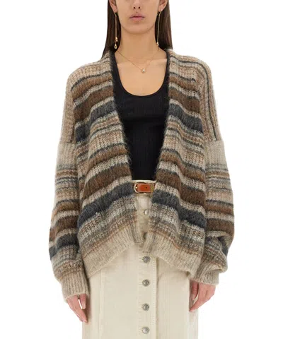 Isabel Marant Étoile Dana Cardigan In Sand