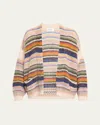 Isabel Marant Étoile Dana Stripe Cardigan In Multicolor