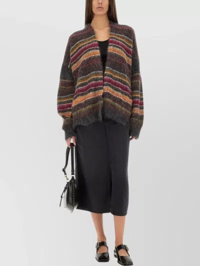 Isabel Marant Étoile "dana" Striped Pattern Knitwear Cardigan