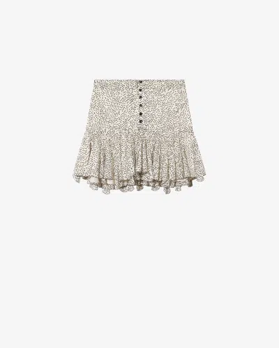 Isabel Marant Étoile Daneen Skirt In Neutral