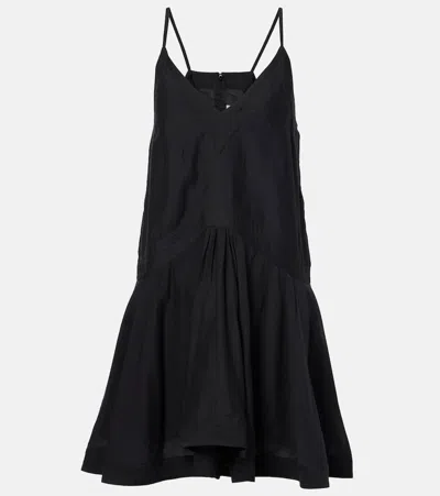 ISABEL MARANT ÉTOILE DANIELLE COTTON-BLEND MINIDRESS