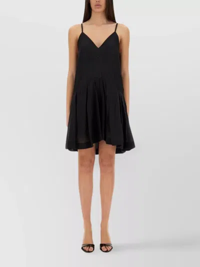 Isabel Marant Étoile Danielle Flared Skirt Pleated Detail Dress