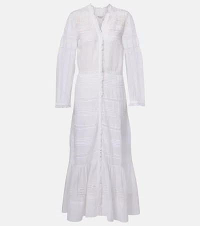 Isabel Marant Étoile Isabel Marant Etoile Women White Cotton Daniva Dress In Neutral