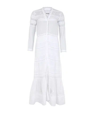 Isabel Marant Étoile Isabel Marant Etoile Women White Cotton Daniva Dress In Neutral