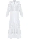 Isabel Marant Étoile Isabel Marant Etoile Women White Cotton Daniva Dress In Weiss