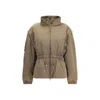 Isabel Marant Étoile Dastyni Puffer Jackets Green In Brown