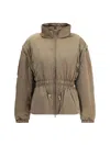 Isabel Marant Étoile Dastyni Puffer Jackets Green In Brown