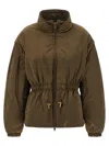 Isabel Marant Étoile Dastyni Puffer Jackets Green In Brown