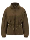 Isabel Marant Étoile Dastyni Puffer Jackets Green In Brown