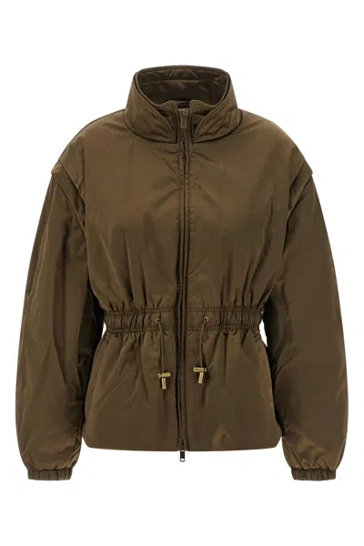 Isabel Marant Étoile Dastyni Puffer Jackets Green In Multi