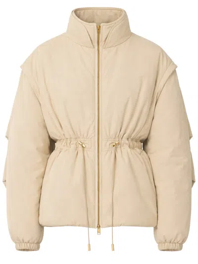 Isabel Marant Étoile Dastyni Layered Shoulder Short Coat In Neutral