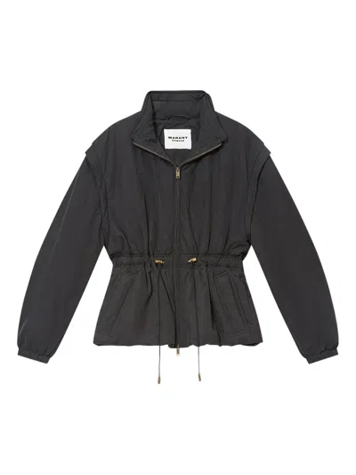 Isabel Marant Étoile Dastyni Drawstring Jacket In Black