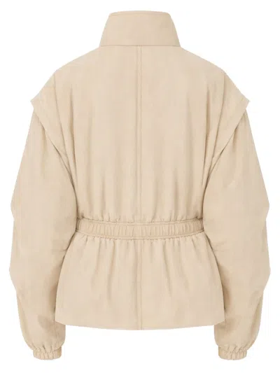 Isabel Marant Étoile Dastyni Padded Cotton-blend Jacket In Brown