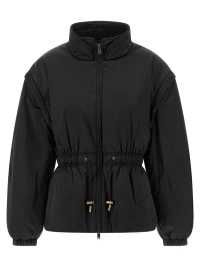 ISABEL MARANT ÉTOILE DASTYNI PUFFER JACKETS BLACK