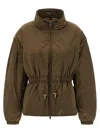 Isabel Marant Étoile Dastyni Puffer Jackets Green In Multi