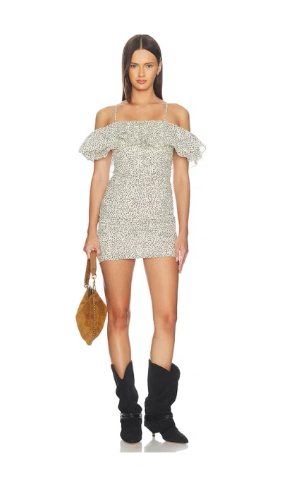 Isabel Marant Étoile Davilia Mini Dress In Gray