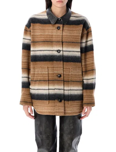 ISABEL MARANT ÉTOILE ISABEL MARANT ÉTOILE DAYVI OVERSHIRT COAT