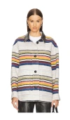 Isabel Marant Étoile Isabel Marant Etoile Dayvi Overshirt Coat In Multicolor