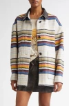 Isabel Marant Étoile Isabel Marant Etoile Dayvi Overshirt Coat In Multicolor