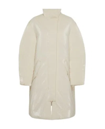 Isabel Marant Étoile Debby High-neck Puffer Coat In Nude