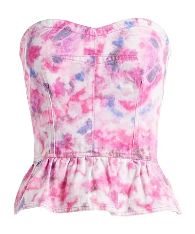Isabel Marant Étoile Deep V-neck Bra Top In Multi