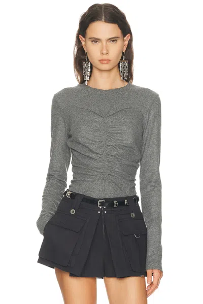 Isabel Marant Étoile Delesa Top In Burgundy