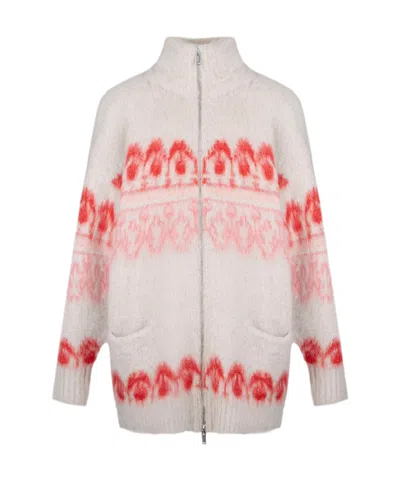 Isabel Marant Étoile Deloris Cardigan In Pink