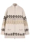 Isabel Marant Étoile Beige & Khaki Deloris Jacket In Khaki