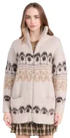Isabel Marant Étoile Beige & Khaki Deloris Jacket In Khaki