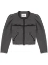 Isabel Marant Étoile Marant Etoile Women Delphina Wool Jacket In Grey