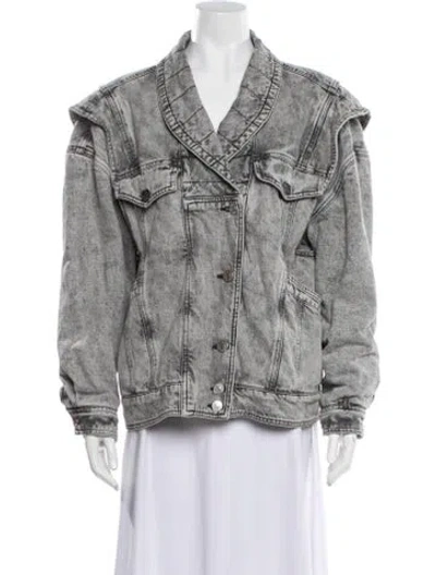 Pre-owned Isabel Marant Étoile Denim Jacket In Gray
