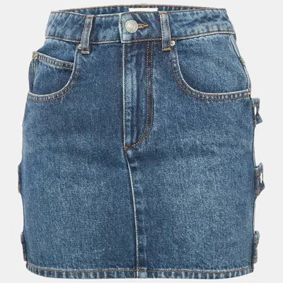 Isabel Marant Etoile Denim Mini Skirt In Blue