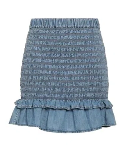 Isabel Marant Étoile Denim Mini Skirt In Multi