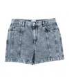 Isabel Marant Étoile Tailored Shorts Belt Loops Contrast Stitching In Gray