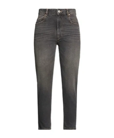 Isabel Marant Étoile Denim Skinny Pants In Black