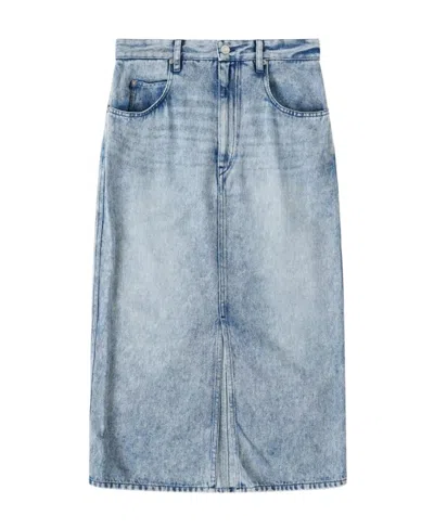 Isabel Marant Étoile Denim Skirt In Blue