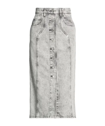 Isabel Marant Étoile Denim Skirts In Gray